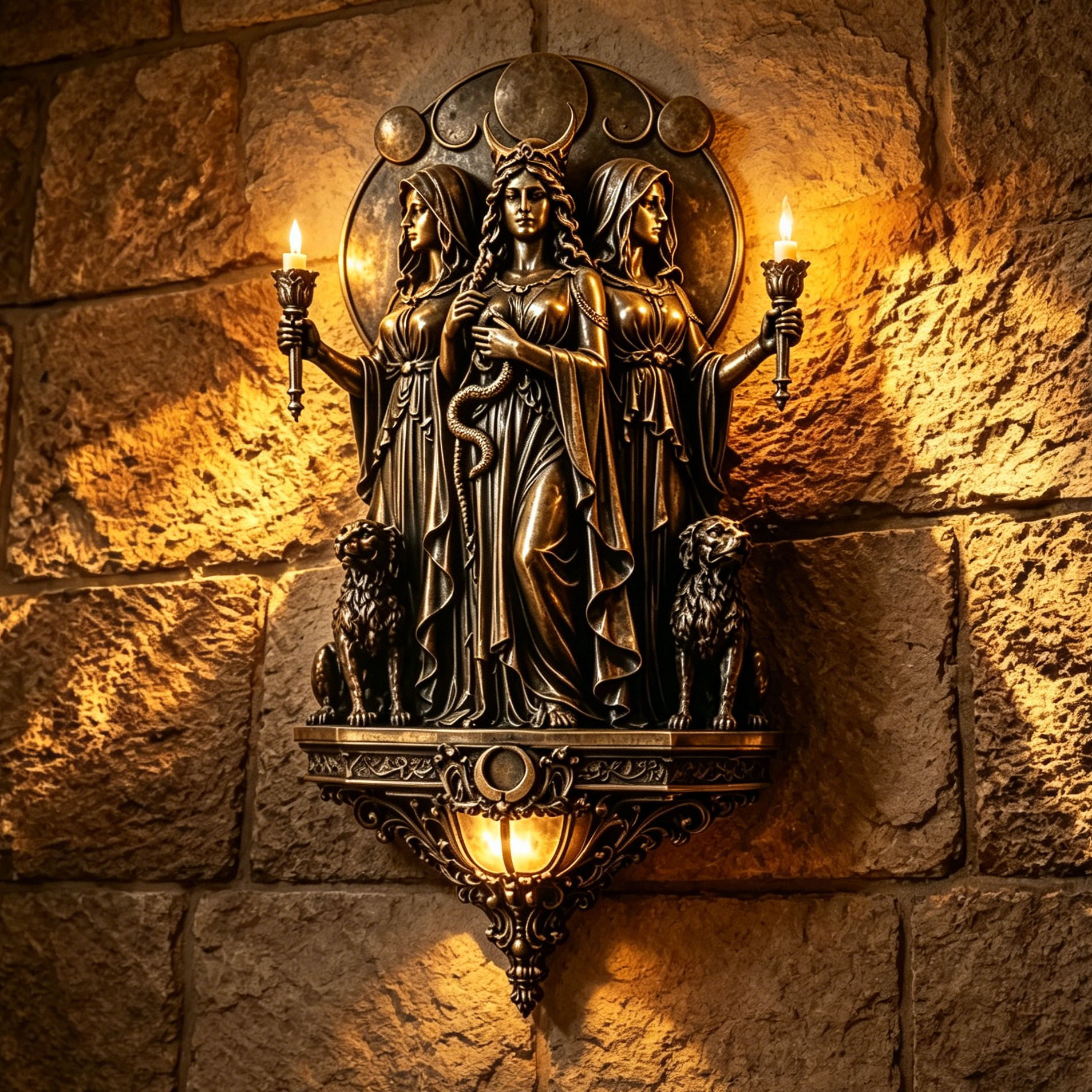 Last Day 50% OFF | ✝️St. Michael Guardian Angel Wall Light✨️ - Meaningful Décor With A Warm Glow