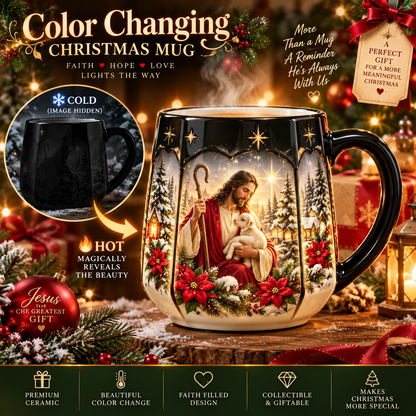 🎄 Last Day 50% OFF🎁Christmas Magic Color-changing Mug – Heat Reveal Holiday Gift