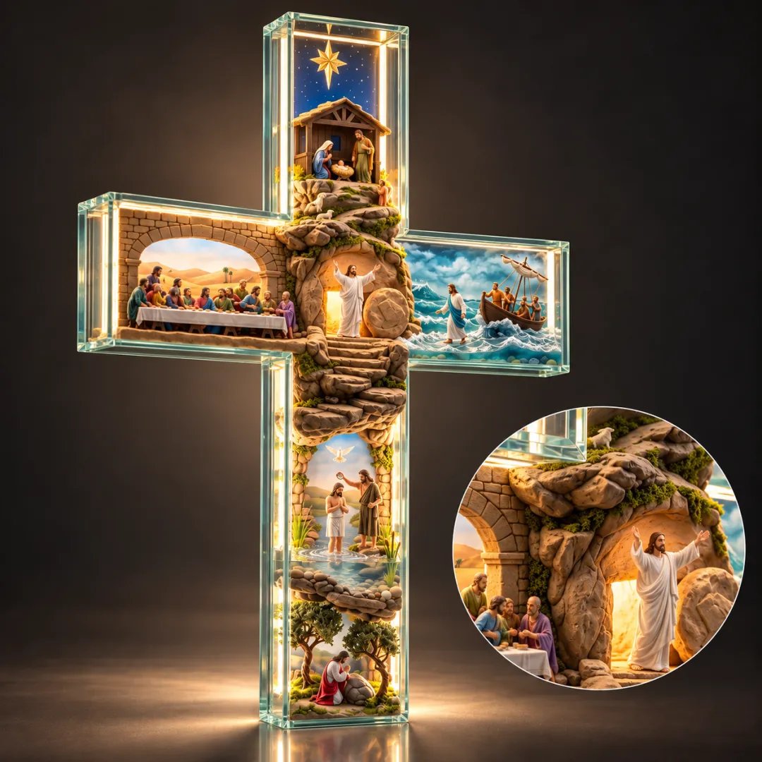 ✝️ Jesus Cross -The Story of Jesus in 6 Scenes❤️