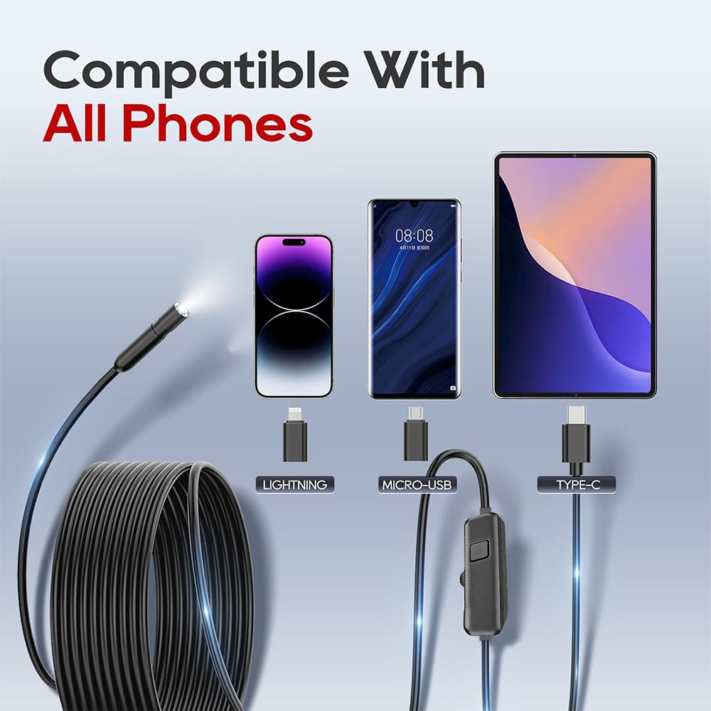 🔍 1920P HD Endoscope Camera – A Gift He'll Actually Use 🛠️