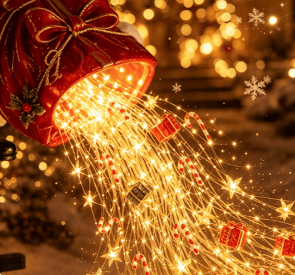 🎅Solar-Powered Christmas Garden Light: Santa Claus 'Magic Pour' Design