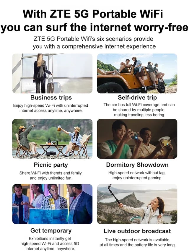 [Power on and use, free for life] All-network portable wifi🔥