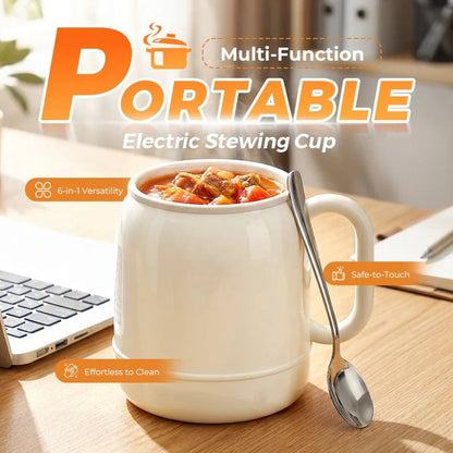 Multi-Function Portable Electric Stewing Cup