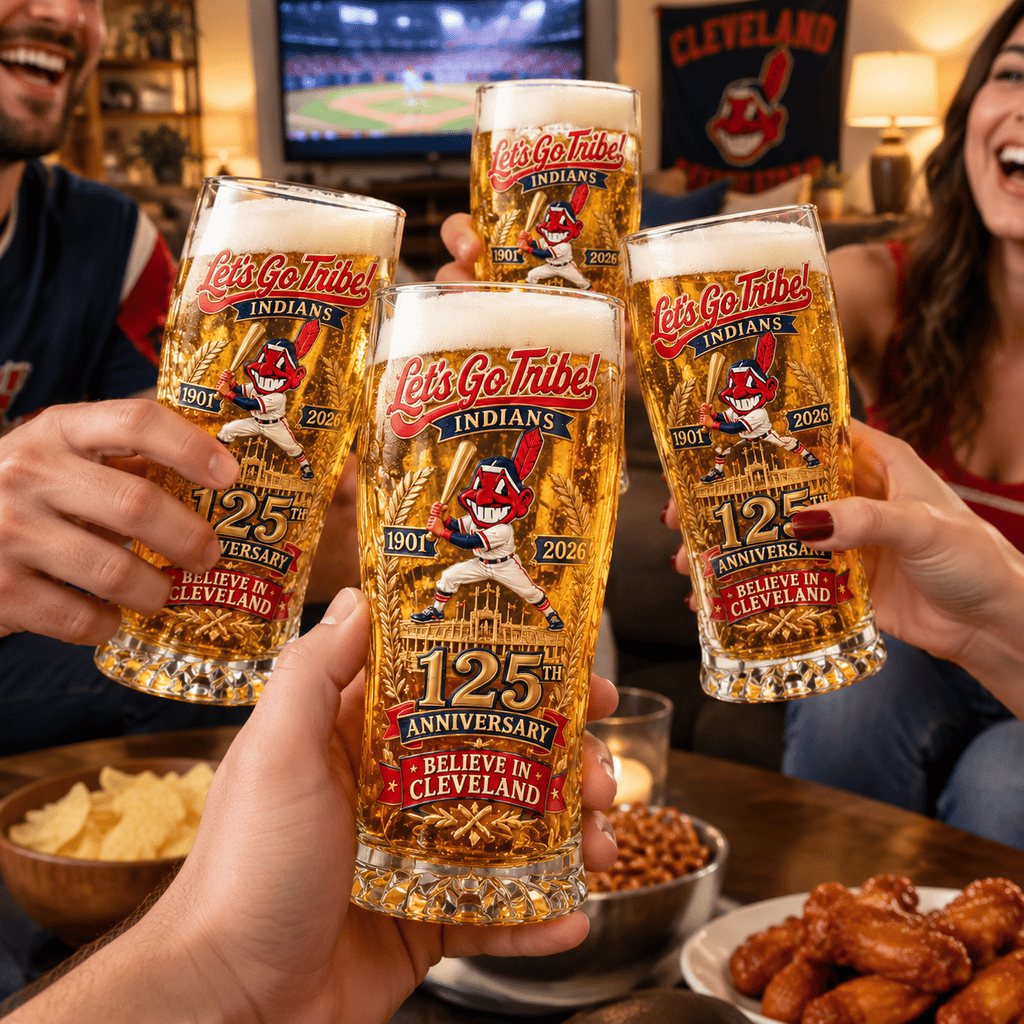 ⚾🏆 125th Anniversary Baseball Legacy Pint Glass – Commemorative Collector’s Edition