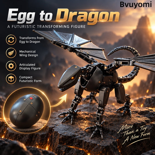 This Egg Transforms Into a Dragon! 🐉 2-in-1 Mechanical Dragon Figure