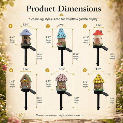 ✨Last Day: 47% OFF🔥Solar Fairy-Tale Mushroom Cottage Garden Light – Whimsical Warm Glow for Paths, Patios & Flower Beds 🍄🌙