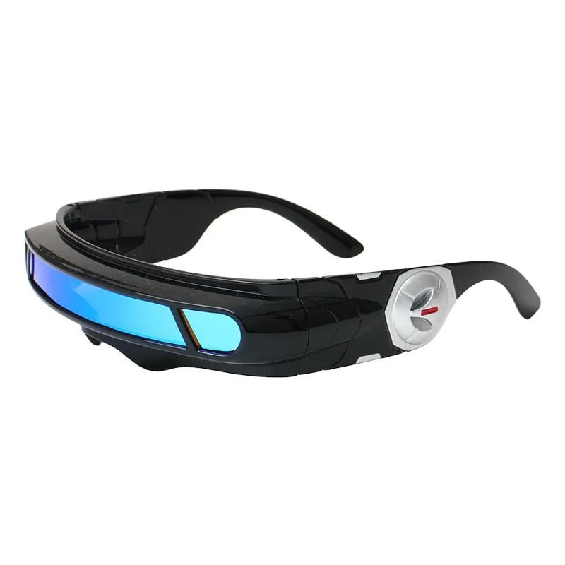 Cyberpunk Chrono-Visor Sunglasses