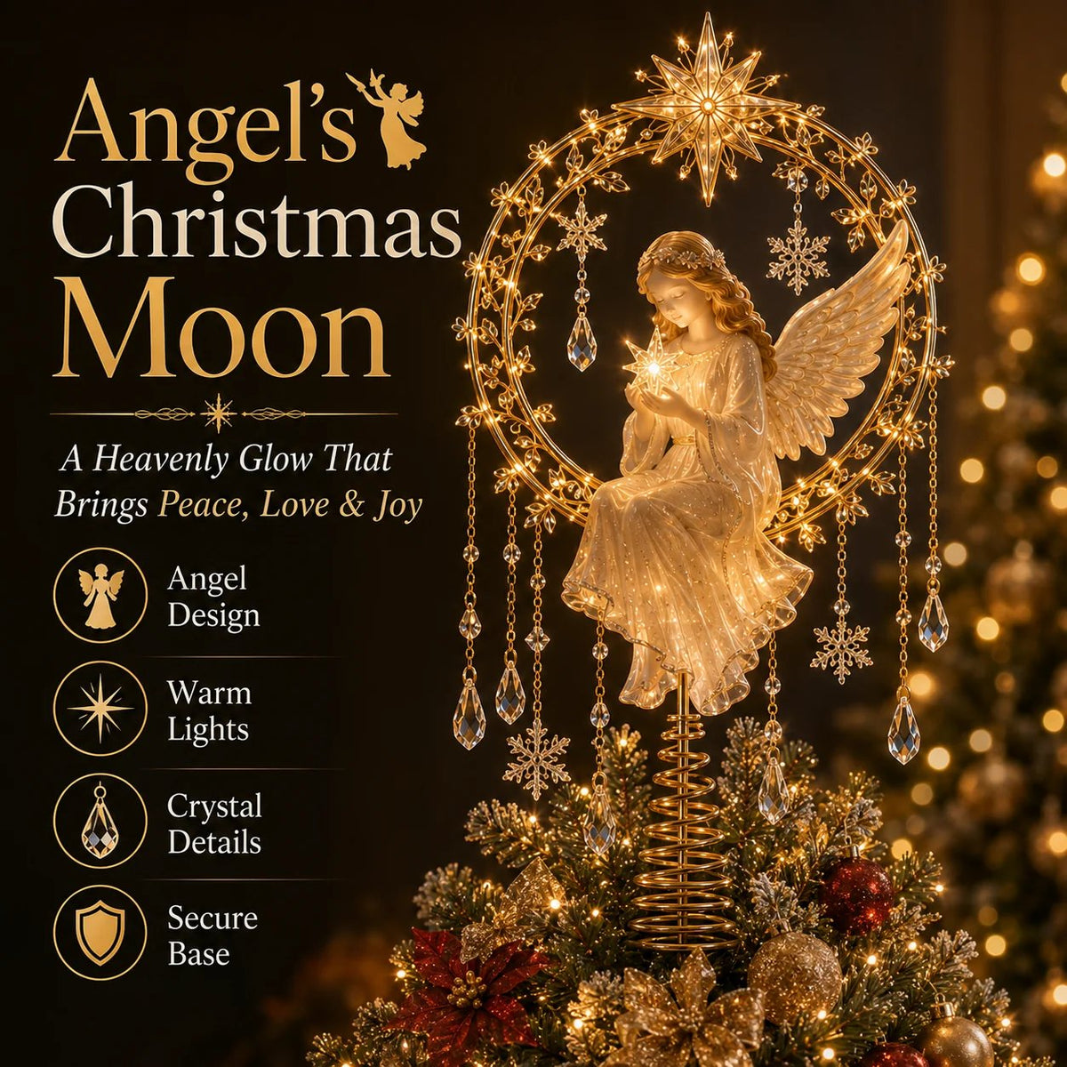 🎄Meaningful Christmas Tree Topper Collection™ – Lighted Holiday Keepsakes