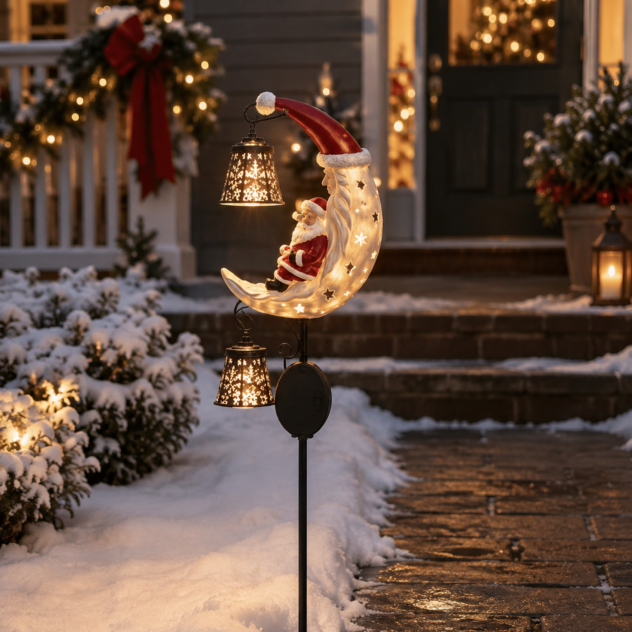 🎅⛄ ✨Santa Claus LED Garden Stake– Christmas Outdoor Decor