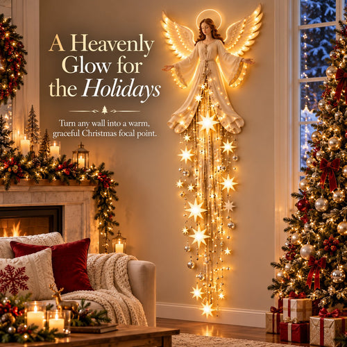 👼 Lighted Angel Christmas Hanging Decoration