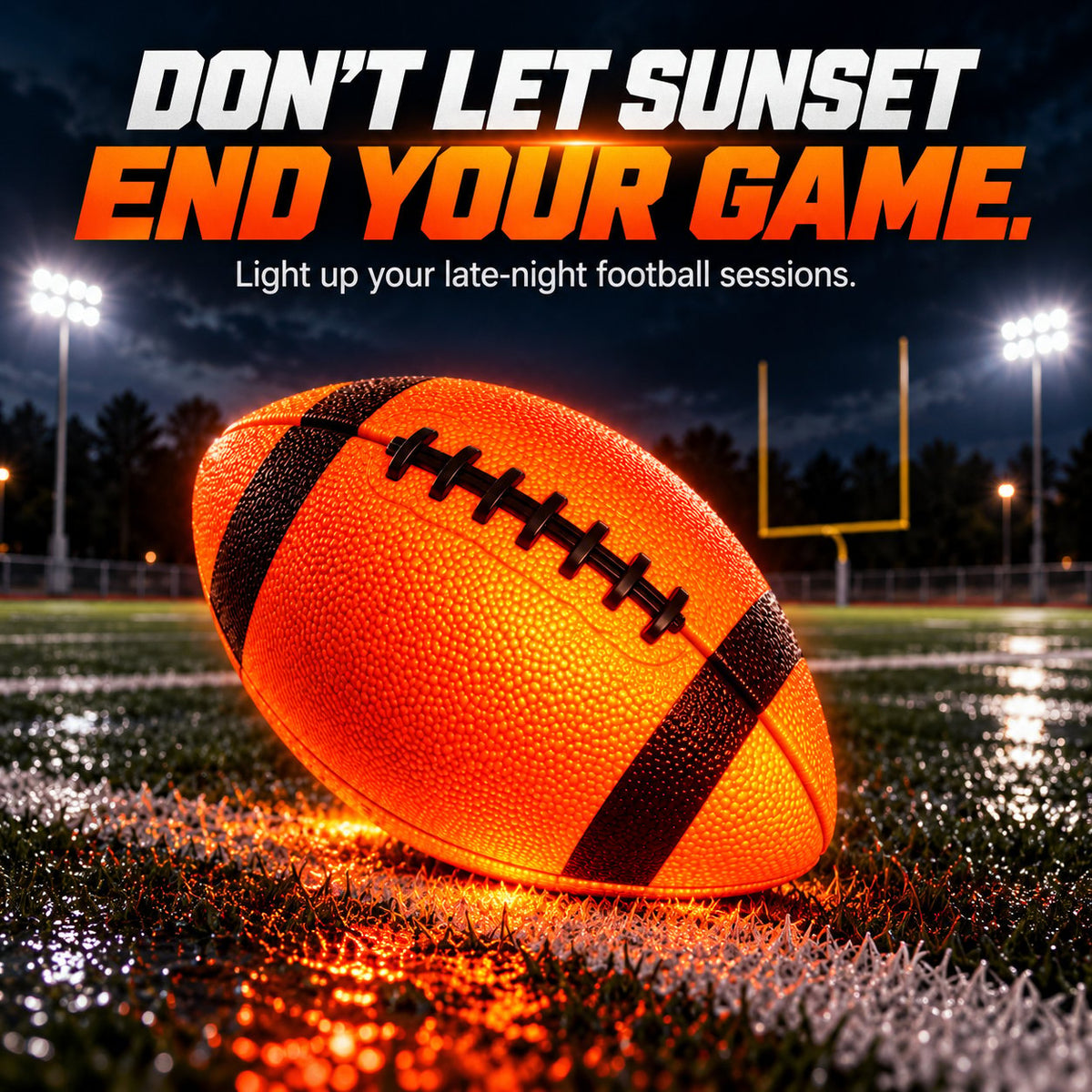 🔥 LAST DAY 50% OFF – 🏈 Light-Up Football | Light Up Your Game Before It's Gone! ⚡