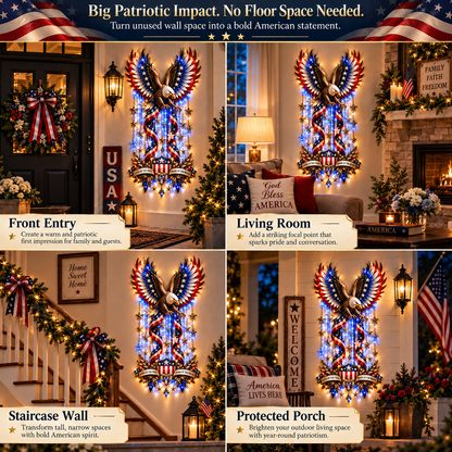 🦅American Glory Cascade - Let Freedom Light Your Home🏠
