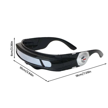 Cyberpunk Chrono-Visor Sunglasses