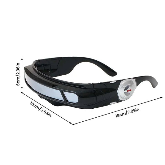 Cyberpunk Chrono-Visor Sunglasses