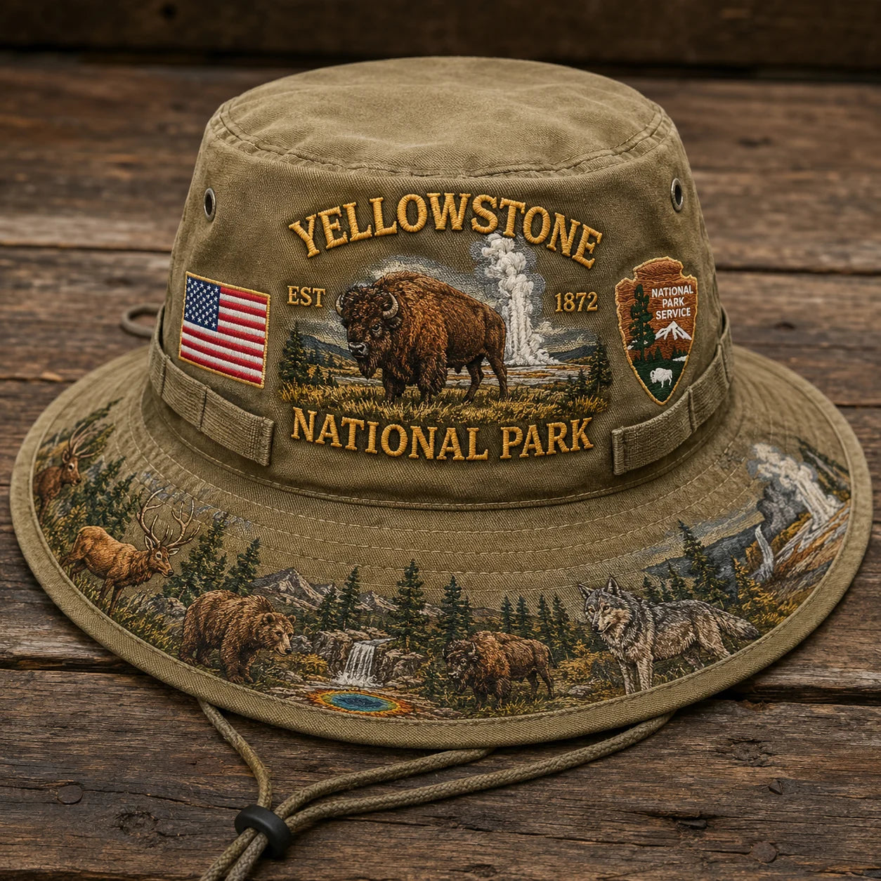 US Last Day Promo: 49% OFF - 🐻USFS Only You Can Prevent Wildfires Boonie Hat🌲