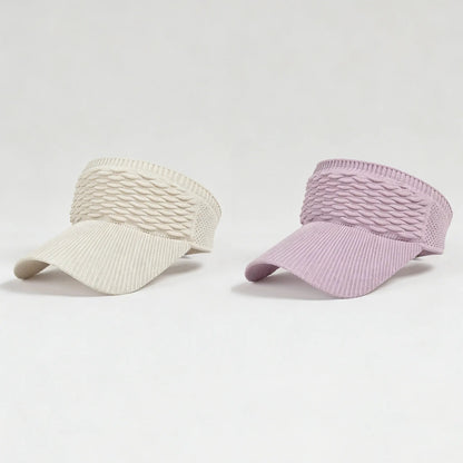 2-Pack Women's High Ponytail Sun Visor Hats
