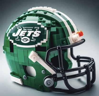 🏈 Building Block Football Helmet – 300+ Piece Collectible Construction Set