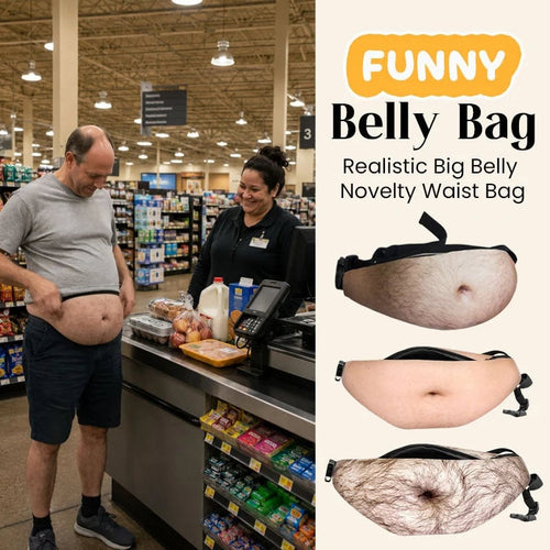 ✨Funny Belly Bag – Realistic Big Belly Novelty Waist Bag