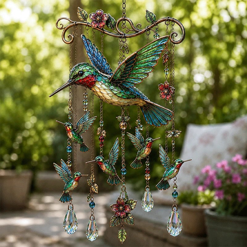 🔥Last Day 49% OFF - 🐦🎐Graceful Hummingbird Wind Chime