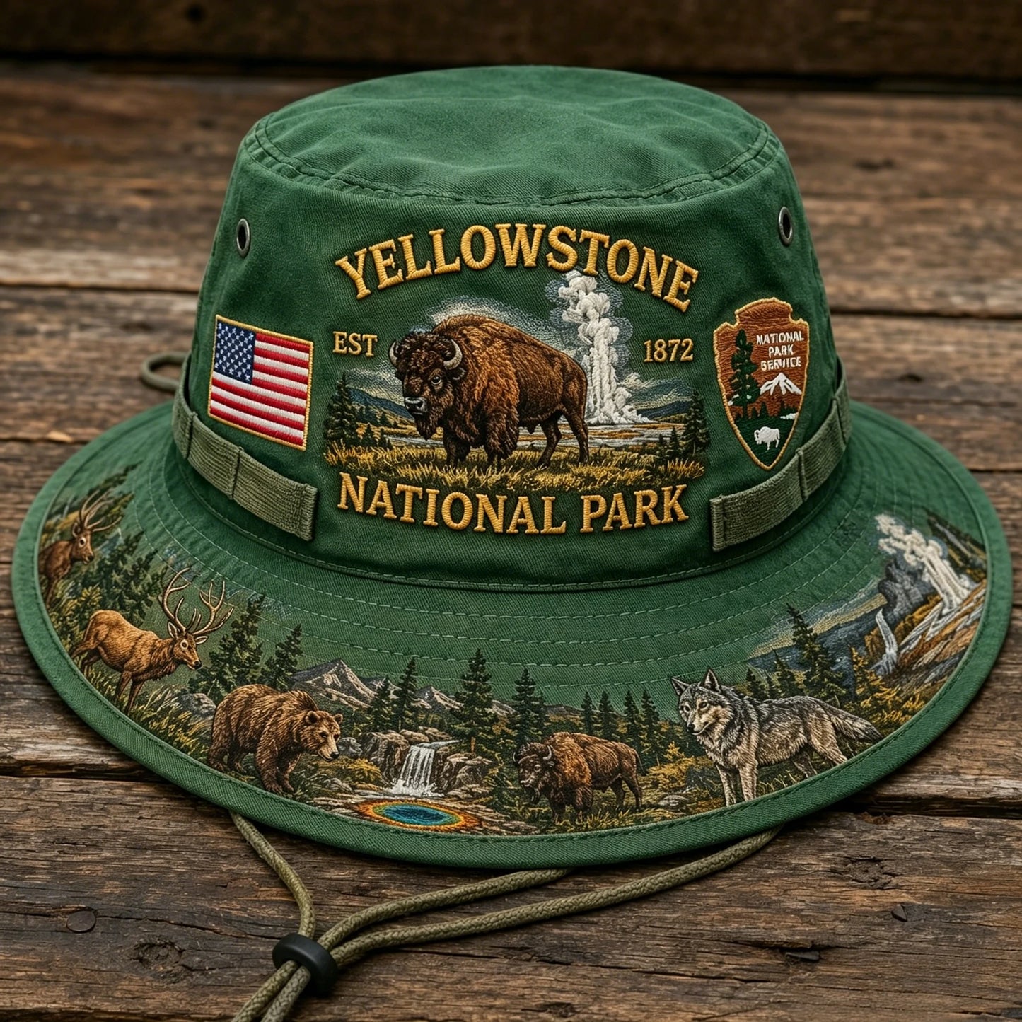 US Last Day Promo: 49% OFF - 🐻USFS Only You Can Prevent Wildfires Boonie Hat🌲