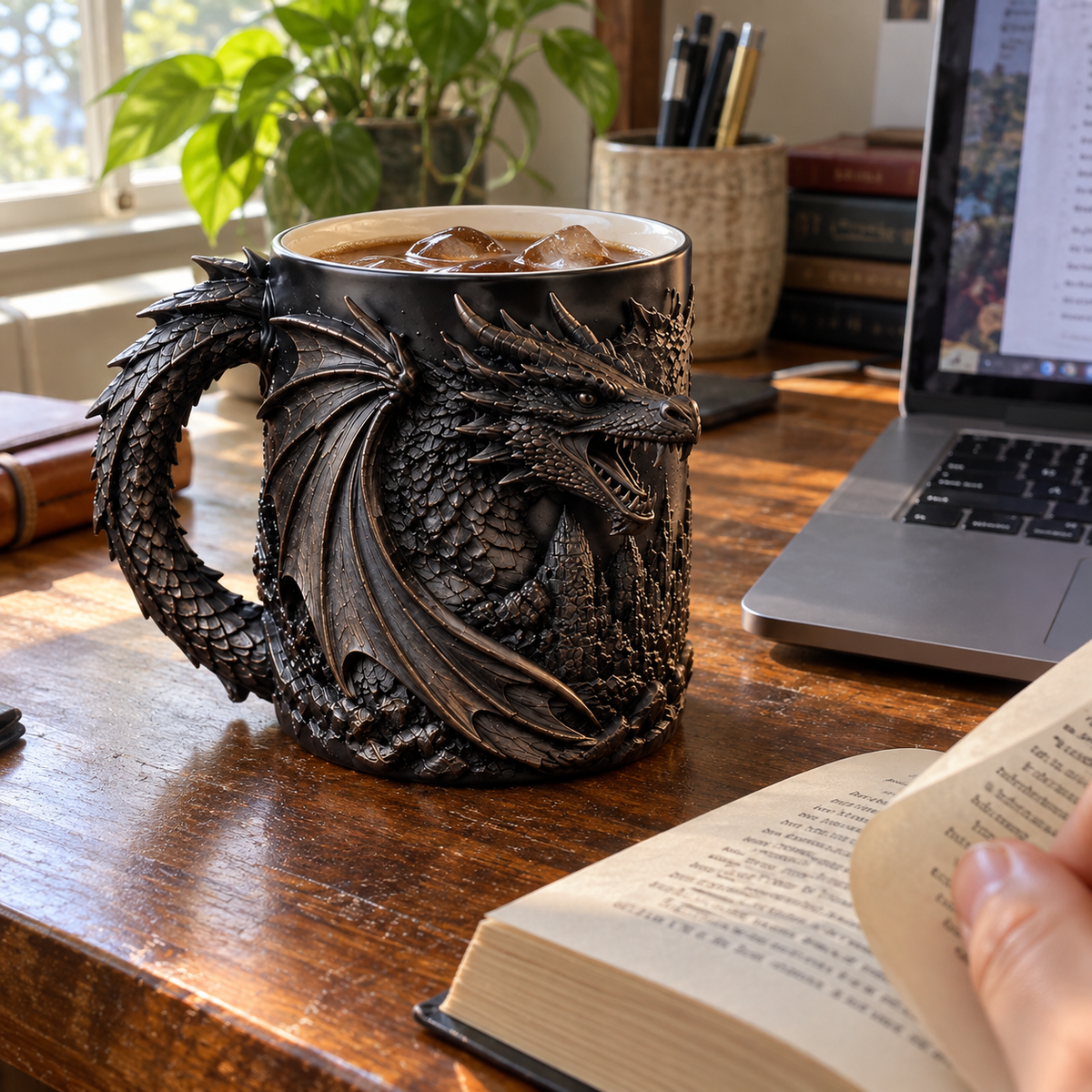🐉✨  Dragonfire 3D Heat-Reveal Magic Mug | Add a Hot Drink. Awaken the Dragon.🔥