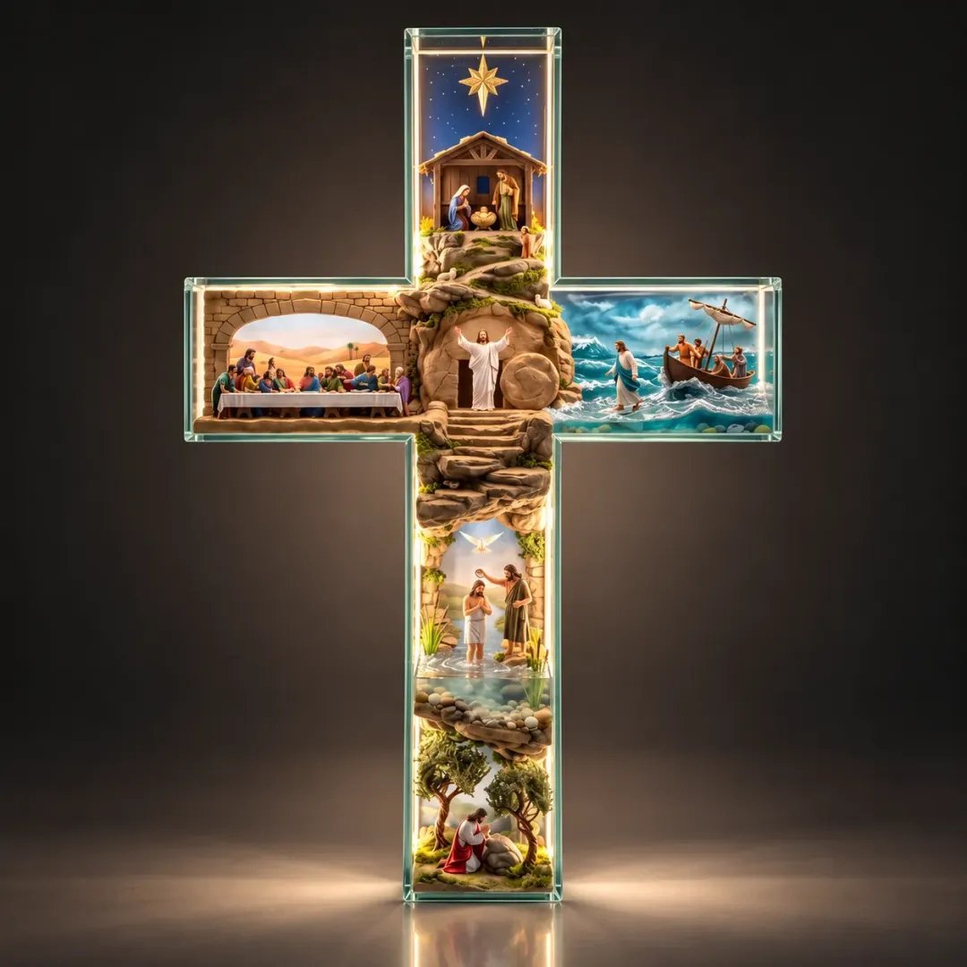 ✝️ Jesus Cross -The Story of Jesus in 6 Scenes❤️