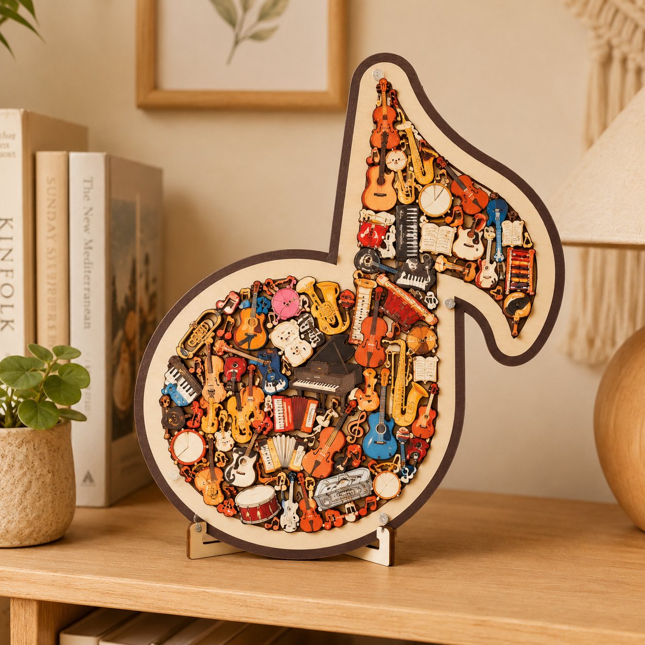 🔥Last Day 50% OFF - 🎶Musical Note Instrument Jigsaw Puzzle Ornament