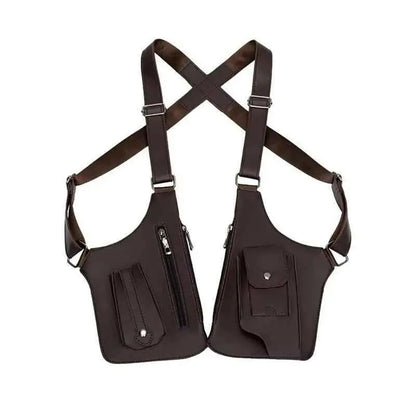 🔥Last Day 48% OFF-Premium Leather Adjustable Underarm Shoulder Bag for Men