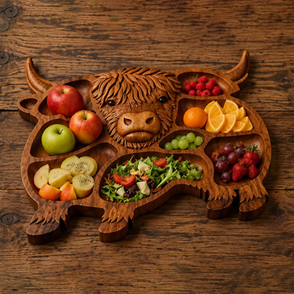 🔥🔥 Father's Day Special: Limited-Time Free Shipping! 49% OFF: Rustic Cow-Shaped Charcuterie Board