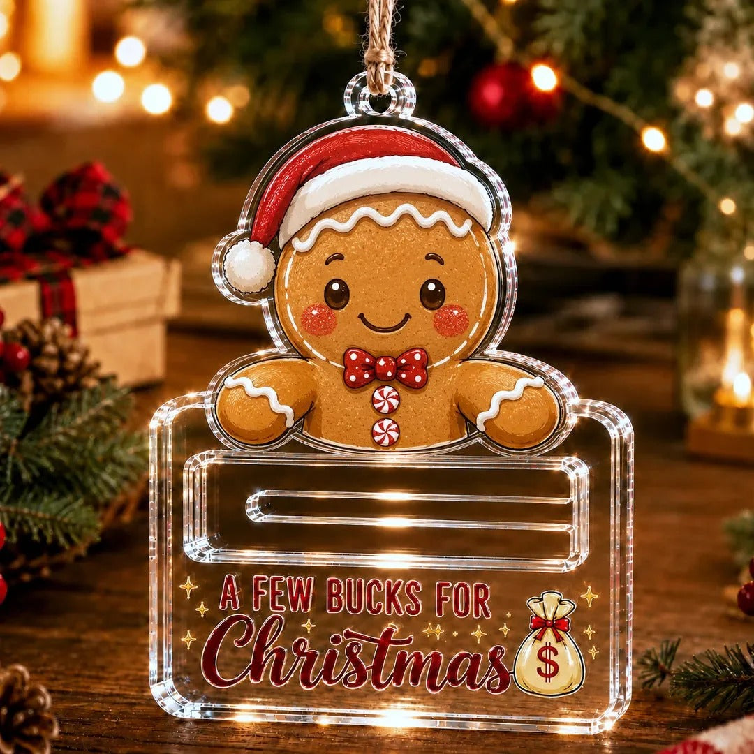 🔥Last Day 50% OFF🎄Crystal Acrylic Money Holder Ornament