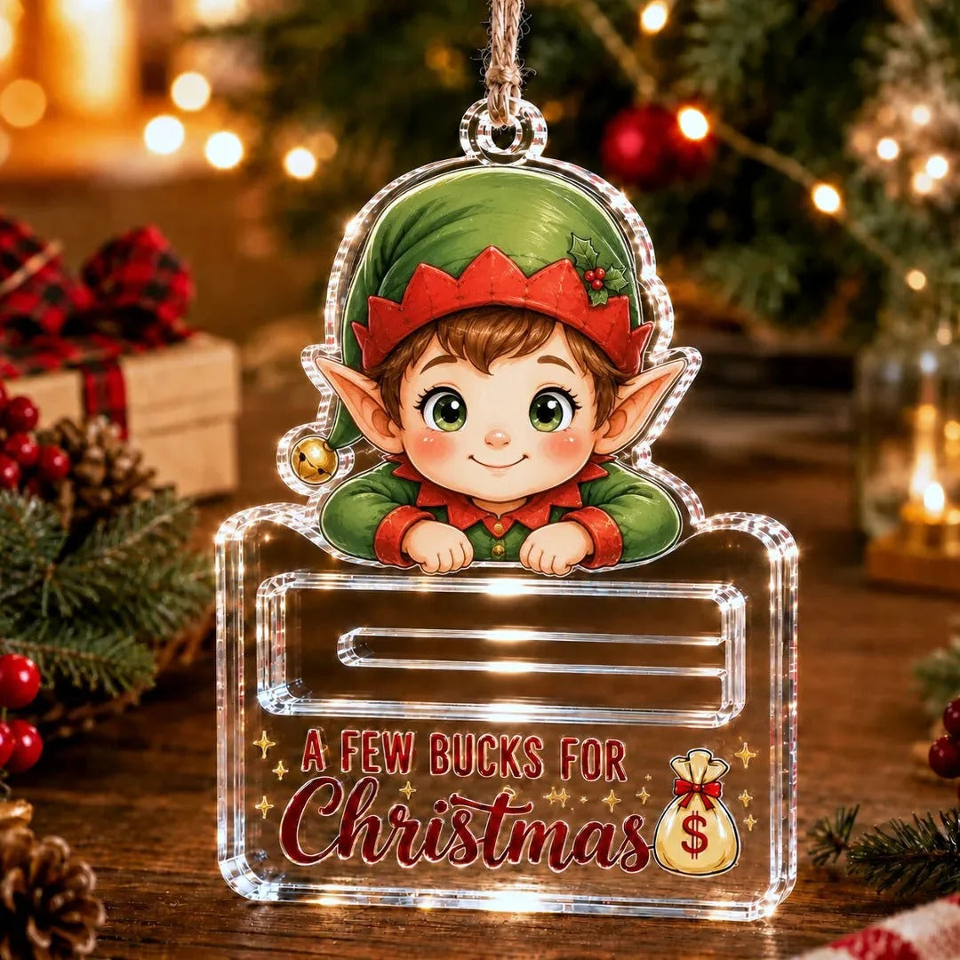 🔥Last Day 50% OFF🎄Crystal Acrylic Money Holder Ornament