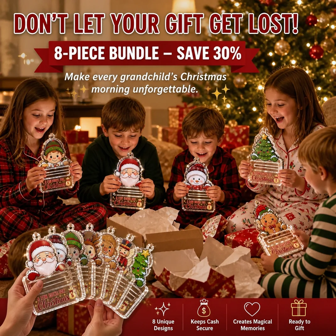 🔥Last Day 50% OFF🎄Crystal Acrylic Money Holder Ornament