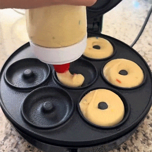 Decorate homemade mini donuts