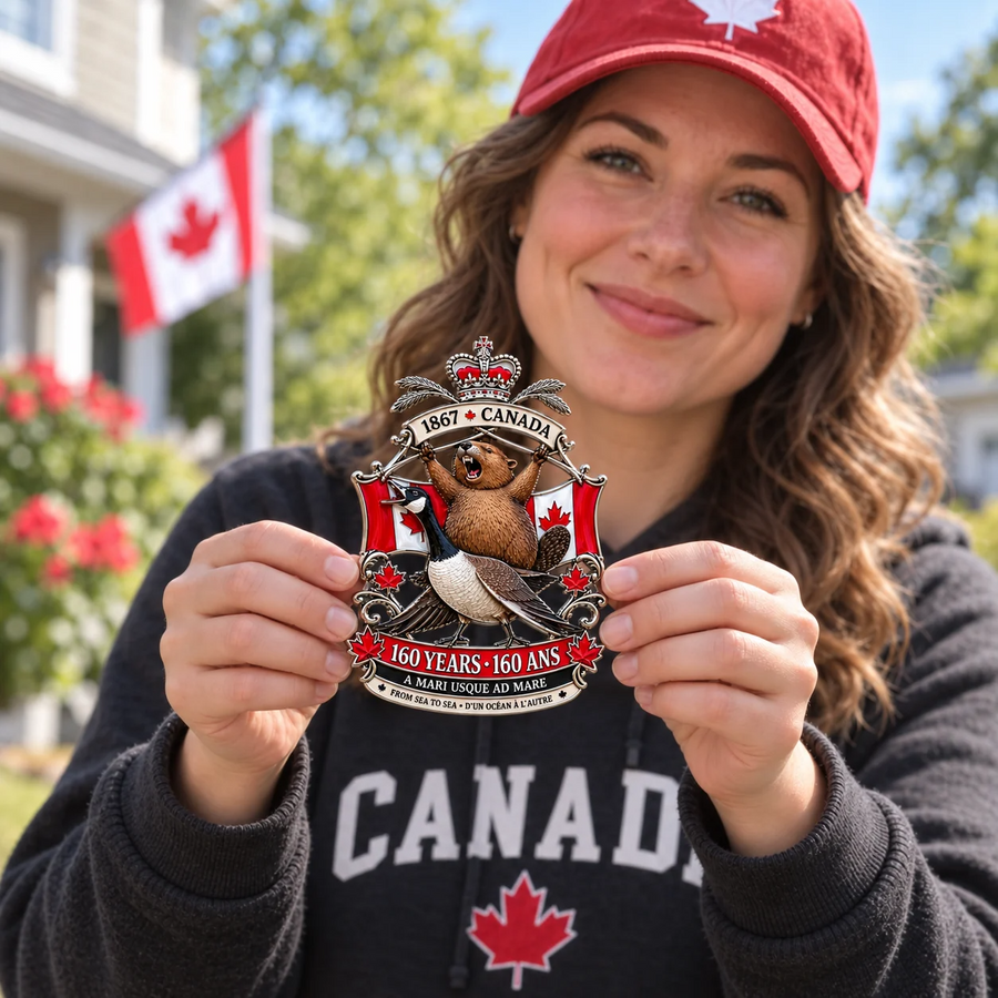 Canada emblem display