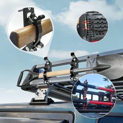 🛻 Heavy-Duty Zinc Alloy Shovel Mount: Secure Your Off-Road Gear