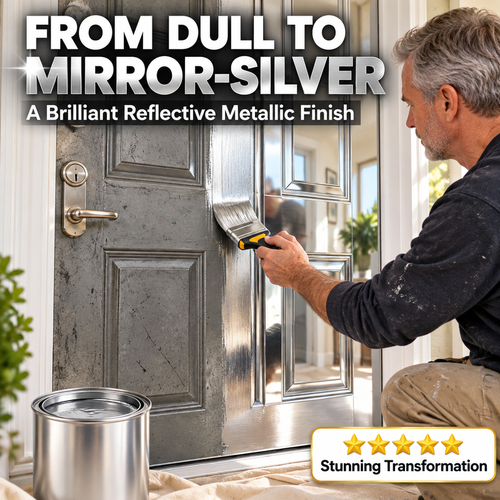 Water Based Metallic Silver Outdoor Anti Rust for Metal Renovation