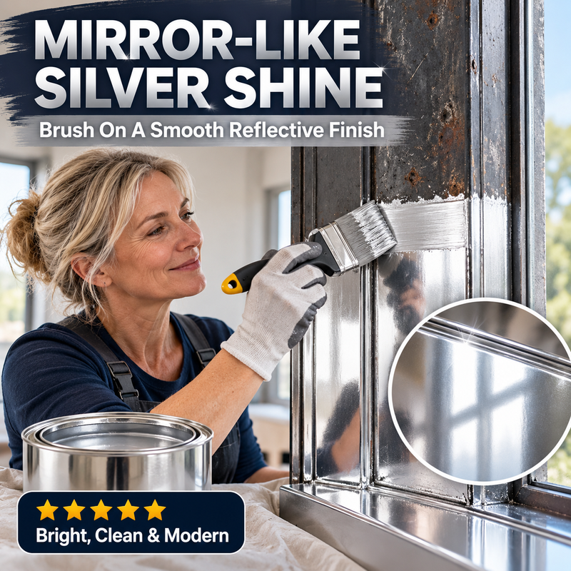 Water Based Metallic Silver Outdoor Anti Rust for Metal Renovation