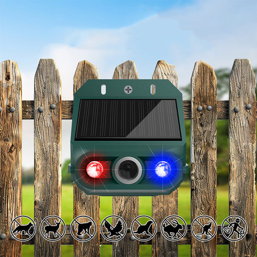 💞50K+ SOLD!🌳🔊 50% OFF! Solar Powered Animal Repeller – Ultrasonic + flashing light. Weatherproof, 24/7 protection. Keep pests away naturally. 🏡💚
