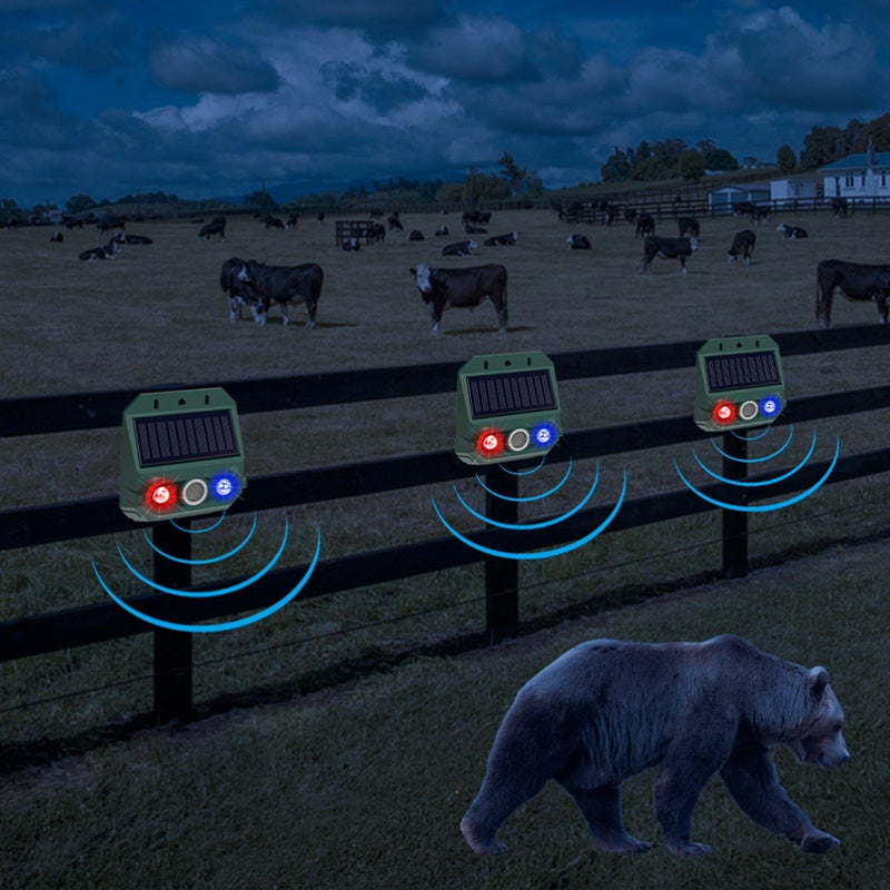 💞50K+ SOLD!🌳🔊 50% OFF! Solar Powered Animal Repeller – Ultrasonic + flashing light. Weatherproof, 24/7 protection. Keep pests away naturally. 🏡💚