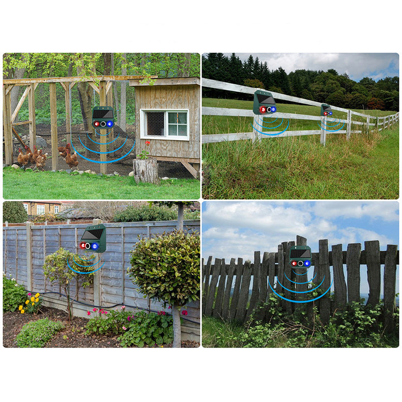 💞50K+ SOLD!🌳🔊 50% OFF! Solar Powered Animal Repeller – Ultrasonic + flashing light. Weatherproof, 24/7 protection. Keep pests away naturally. 🏡💚