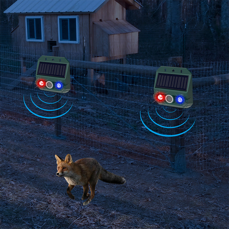 💞50K+ SOLD!🌳🔊 50% OFF! Solar Powered Animal Repeller – Ultrasonic + flashing light. Weatherproof, 24/7 protection. Keep pests away naturally. 🏡💚