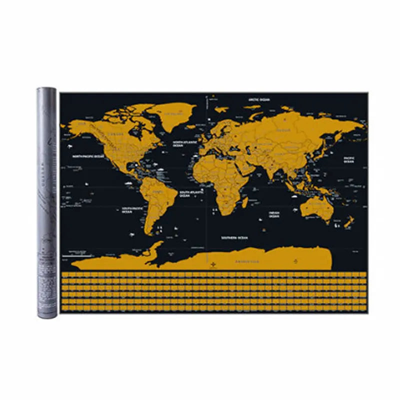 🥳 HOT SALE🥳💞50K+ SOLD!⏳✨World Map Travel Journal