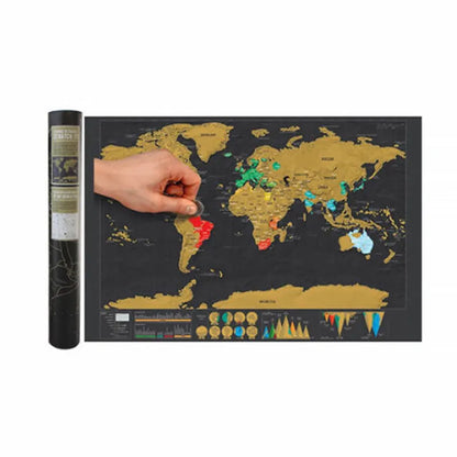 🥳 HOT SALE🥳💞50K+ SOLD!⏳✨World Map Travel Journal