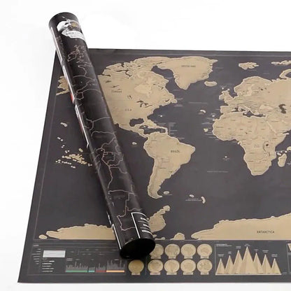 🥳 HOT SALE🥳💞50K+ SOLD!⏳✨World Map Travel Journal