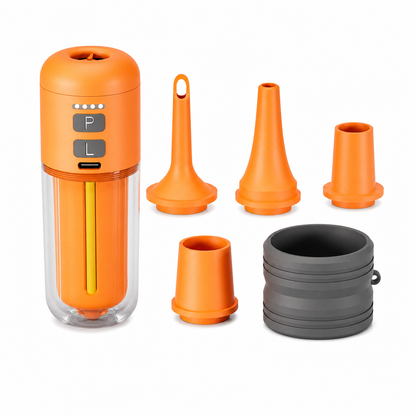 📢📢40% OFF !! ⏰ Portable Outdoor Air Pump and Deflator with Emergency Light Ambient Light and SOS Function for Pool Floats Inflatable Boats and Air Mattresses